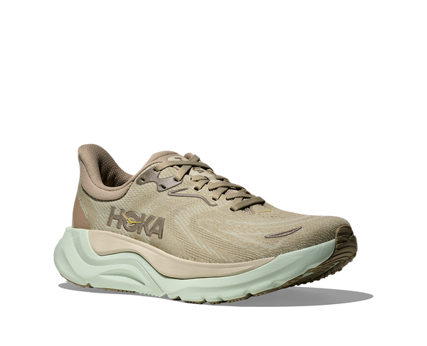 Womens Hoka Arahi 8 , Oyster Mushroom/Truffle Salt