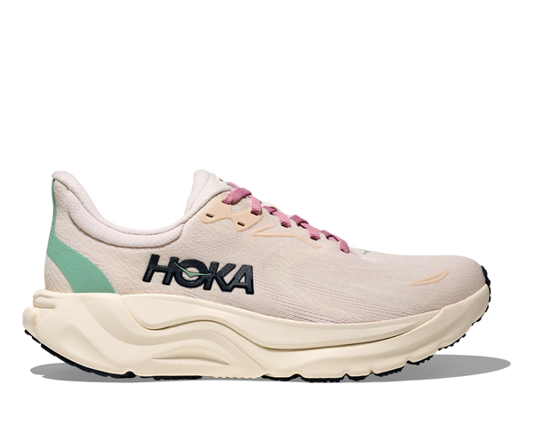 Womens Hoka Arahi 8 , Rose Cream/Alabaster