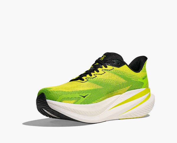 Mens Hoka Mach X 3, Neon Hoka Citrus/Neon Lime