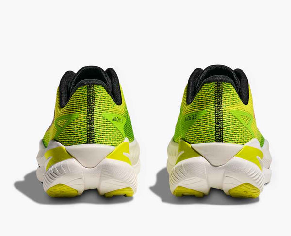 Mens Hoka Mach X 3, Neon Hoka Citrus/Neon Lime