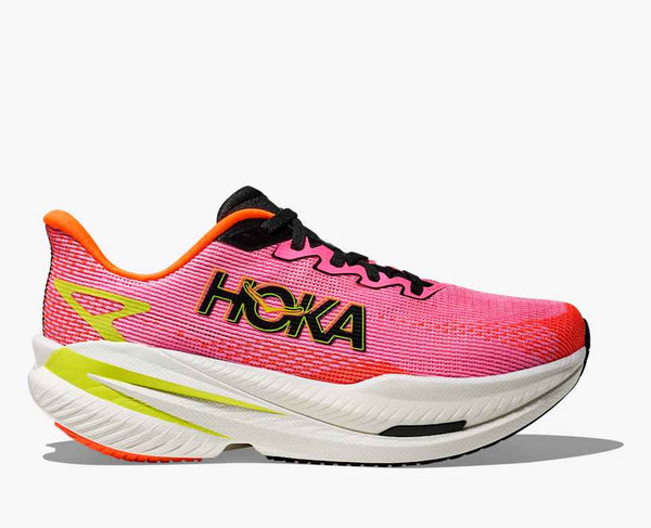 Womens Hoka Mach X 3, Neon Rose/Neon Tangerine