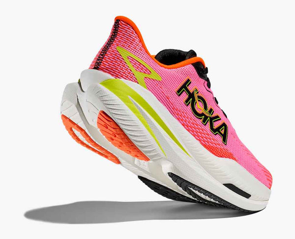 Womens Hoka Mach X 3, Neon Rose/Neon Tangerine