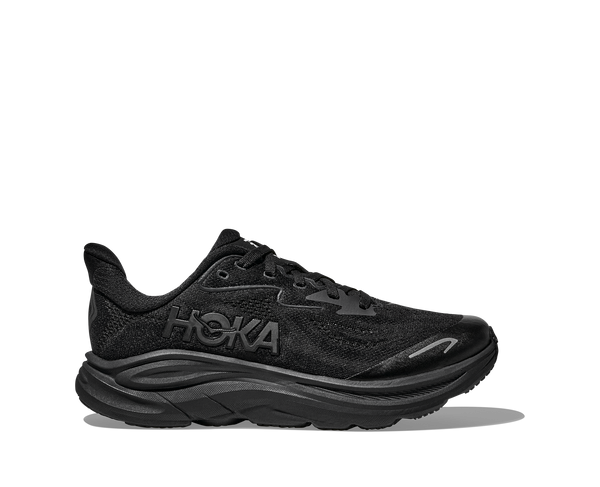 Y Hoka Clifton 10 Big Kids, Black/Black