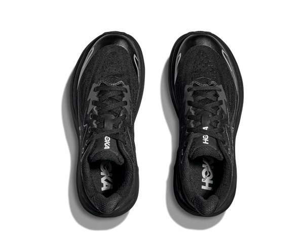 Y Hoka Clifton 10 Big Kids, Black/Black