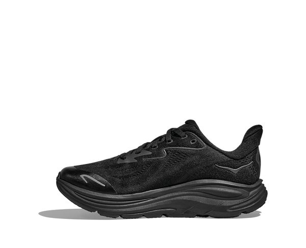 Y Hoka Clifton 10 Big Kids, Black/Black
