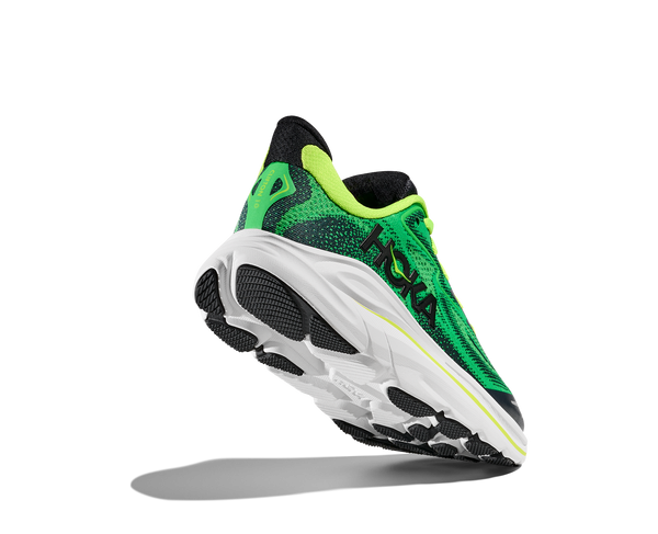 Y Hoka Clifton 10 Big Kids, Spring Green/Cosmic Grey