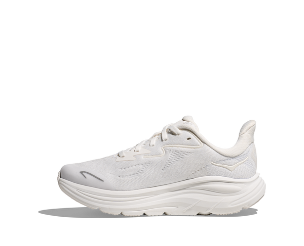 Y Hoka Clifton 10 Big Kids, White/White