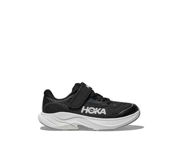 K Hoka Rincon 4 Little Kids, Black/White