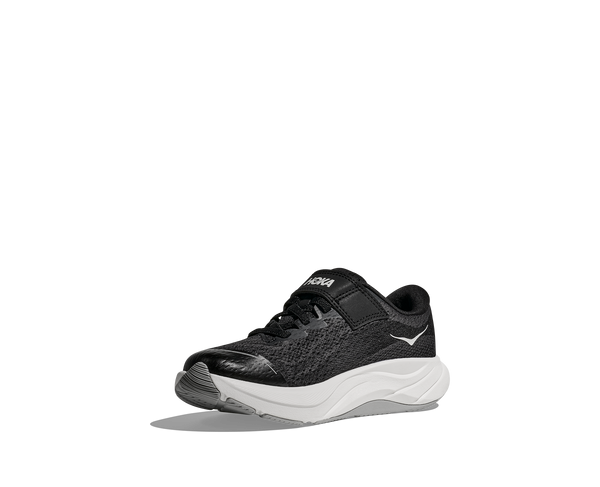 K Hoka Rincon 4 Little Kids, Black/White