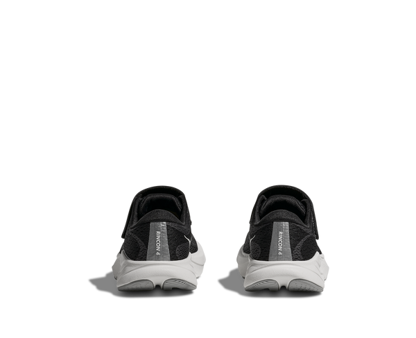 K Hoka Rincon 4 Little Kids, Black/White
