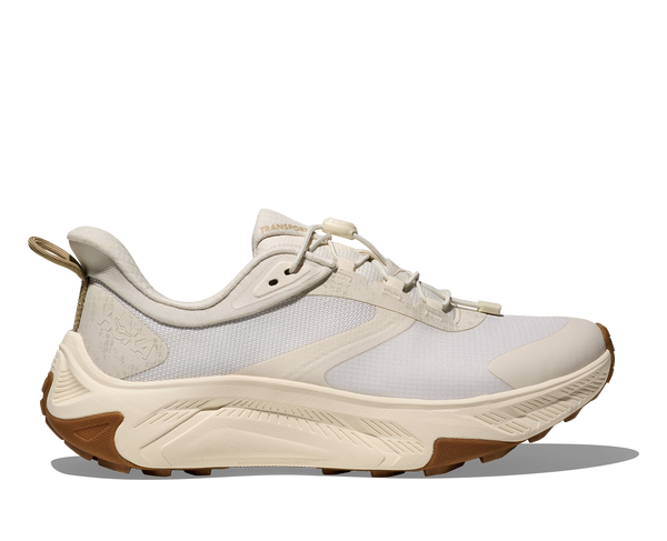 Womens Hoka Transport 2, Alabaster/Alabaster