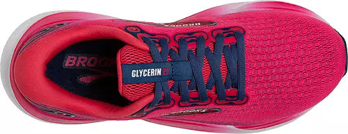 Brooks Glycerin 21 , Raspberry/Estate Blue