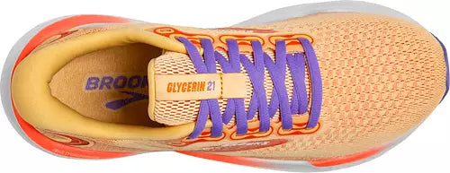 Brooks Glycerin 21 , Sunburst/Nasturtium/Purple