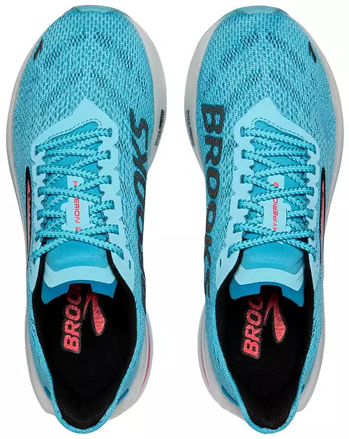 Women's Brooks Hyperion 2 , Crystal Seas/Diva Pink/Black