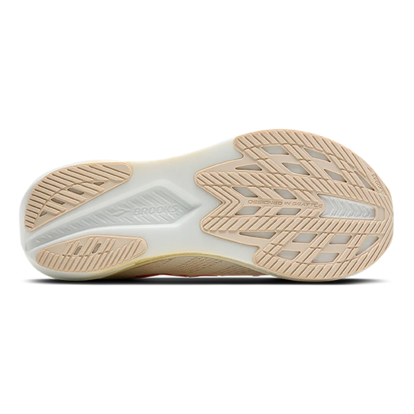 Women's Brooks Hyperion 2, White/Peach/Coral