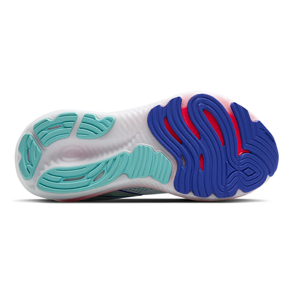 Women's Brooks Glycerin GTS 22, White/Limpet Shell/Amparo Blue