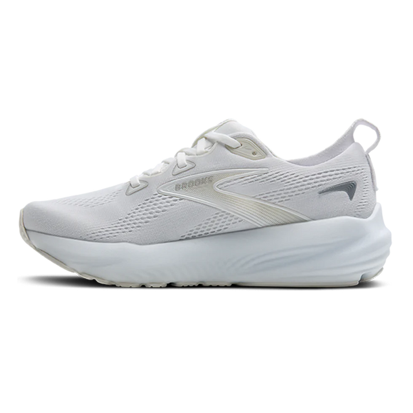 Women's Brooks Glycerin 22, White/White/Grey