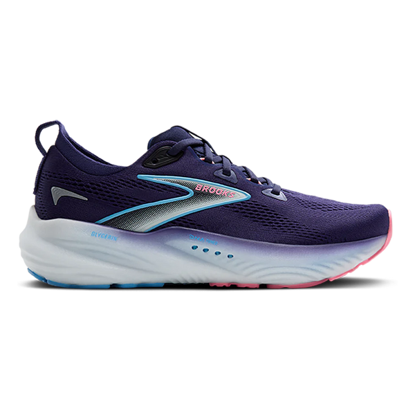 Women's Brooks Glycerin GTS 22, Blue Ribbon/Peacoat/Dianthus