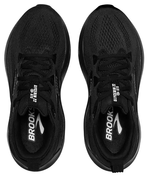 Women's Brooks Glycerin GTS 22, Black/Black/Ebony