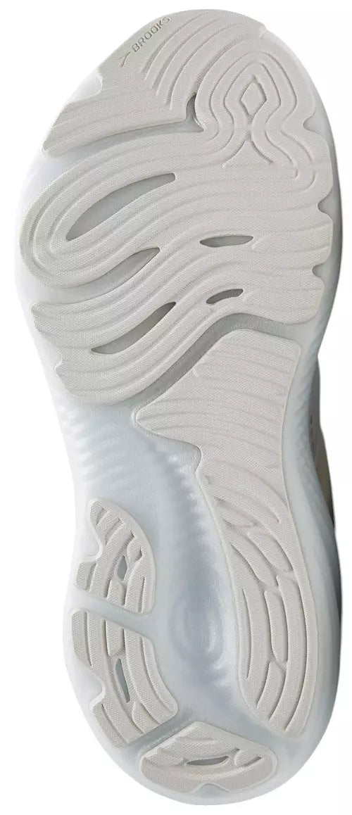 Women's Brooks Glycerin GTS 22, White/White/Grey