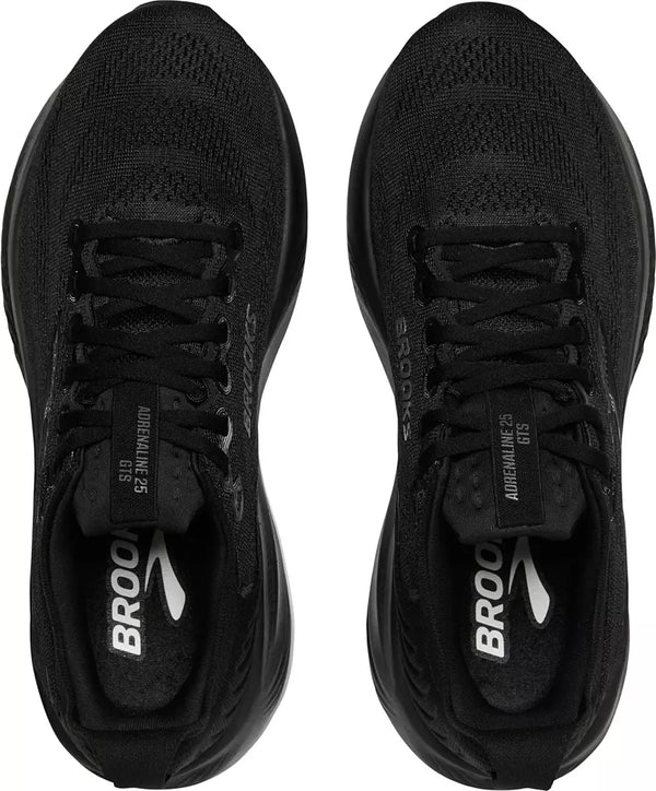 Womens Brooks Adrenaline GTS 25, Black/Black/Ebony