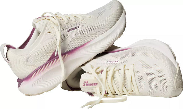 Womens Brooks Adrenaline GTS 25, Coconut/Argyle