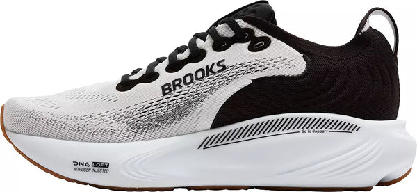 Womens Brooks Adrenaline GTS 25, White/Black/White