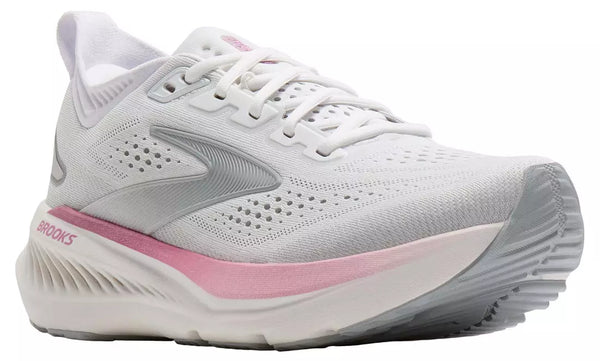 W Brooks Glycerin 23, White/Harbor Mist/Metallic