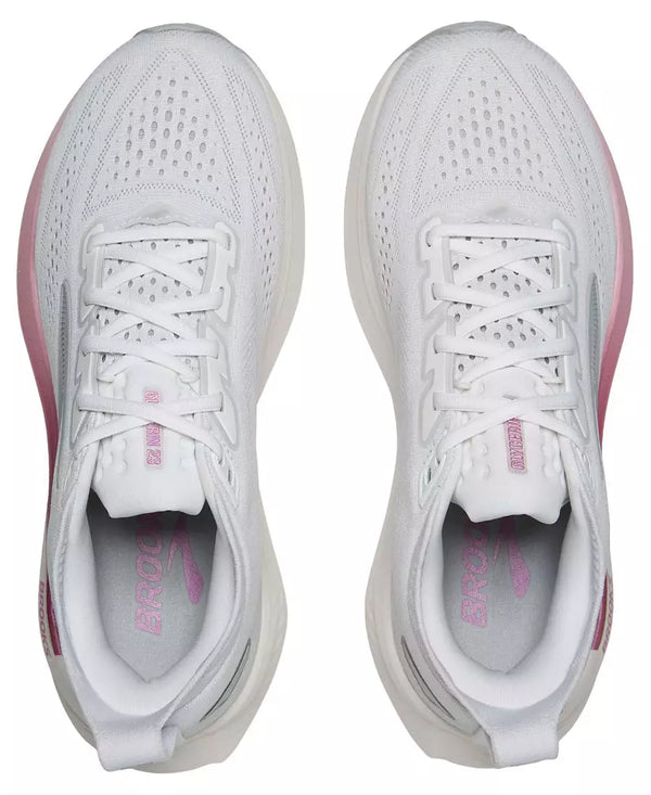 W Brooks Glycerin 23, White/Harbor Mist/Metallic