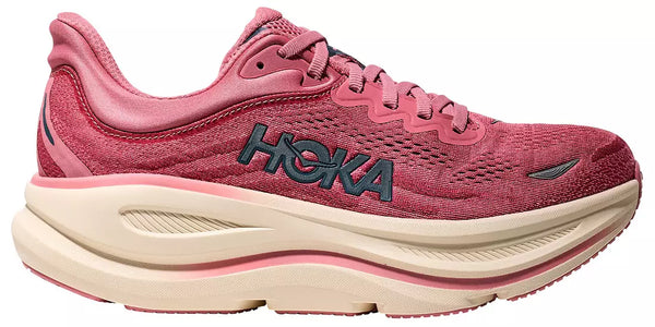 W Hoka Bondi 9, Lingonberry/Cranberry