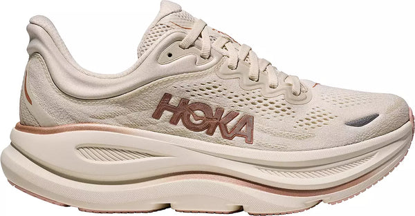 W Hoka Bondi 9, Oat Milk/Rose Gold
