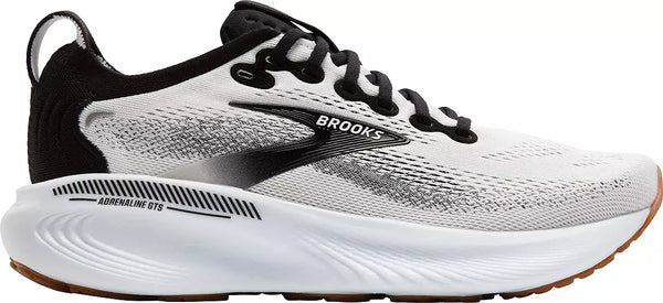 Womens Brooks Adrenaline GTS 25, White/Black/White