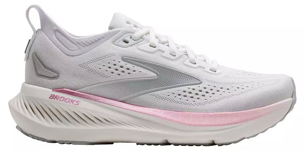 W Brooks Glycerin 23, White/Harbor Mist/Metallic