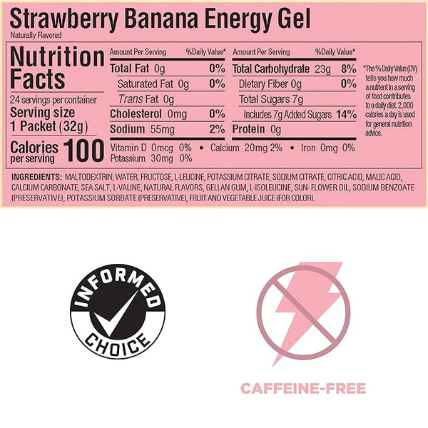 GU Strawberry Banana Energy Gel