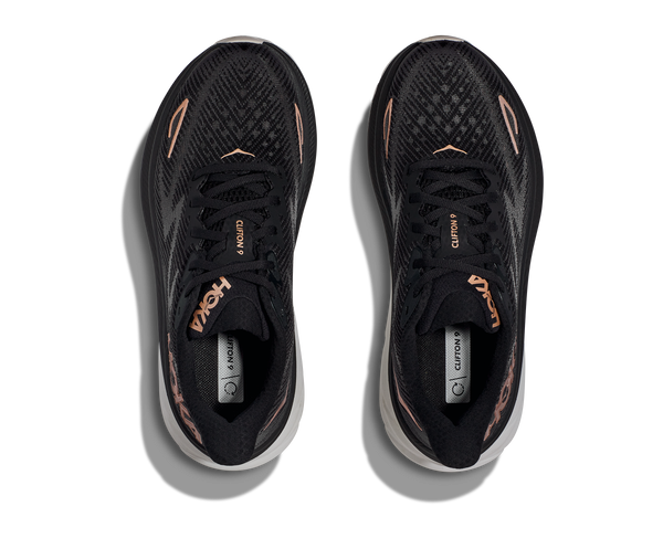 Clifton 9, Black/Rose Gold