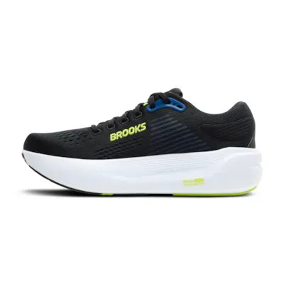 Mens Brooks Ghost Max 3, Black/Navy/Acid Lime