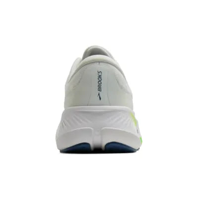 Mens Brooks Revel Max, White/Moonlight/Green Gecko