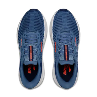 Mens Brooks Revel Max, Beacon Blue/Moonlight/Orange