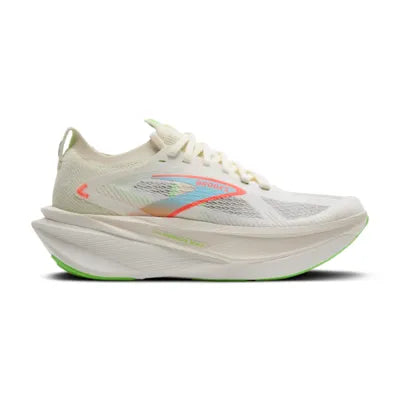 Womens Brooks Hyperion Max 3 , Coconut/Green Gecko/Pink Clay