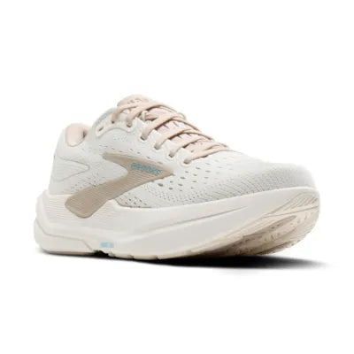 Womens Brooks Ghost Max 3 , Coconut/Chateau Grey/Blue