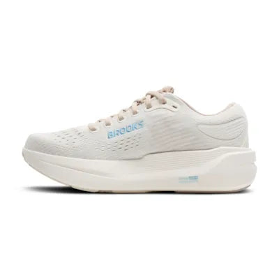 Womens Brooks Ghost Max 3 , Coconut/Chateau Grey/Blue