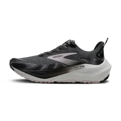 Womens Brooks Ghost Trail, Poppy Seed/Black/Pink