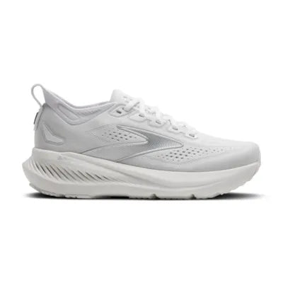 Womens Brooks Glycerin 23, White/Oyster/Silver