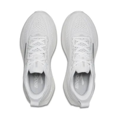 Womens Brooks Glycerin 23, White/Oyster/Silver