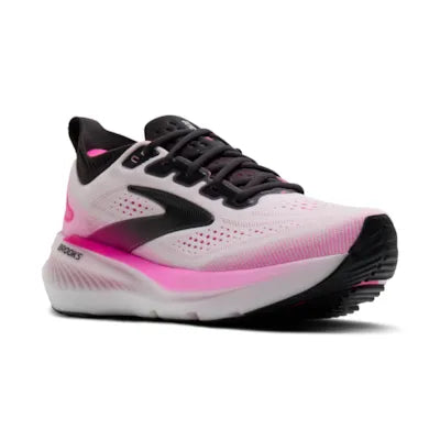 Womens Brooks Glycerin 23, White/Phantom/Cyber Pink