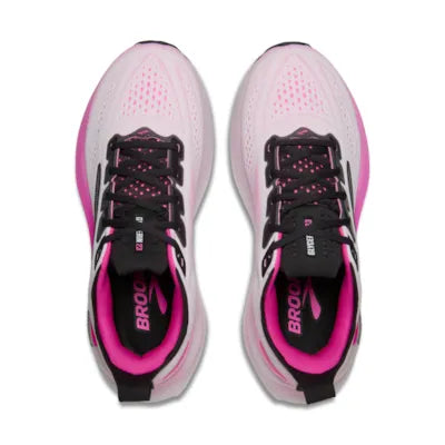 Womens Brooks Glycerin 23, White/Phantom/Cyber Pink