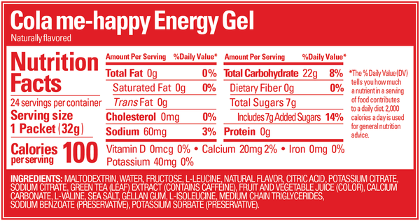 GU Cola Me-Happy Energy Gel