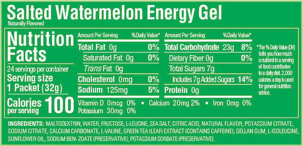 GU Salted Watermelon Energy Gel