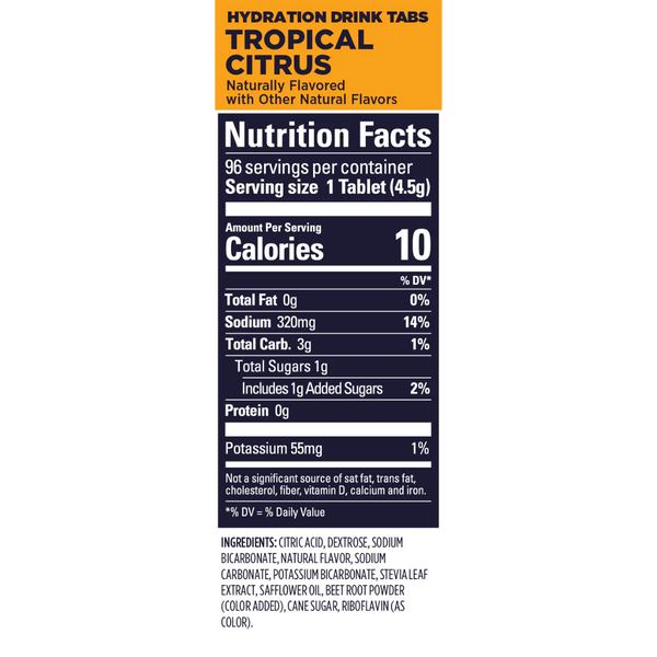 GU Hydration Drink Tabs Tropical Citrus