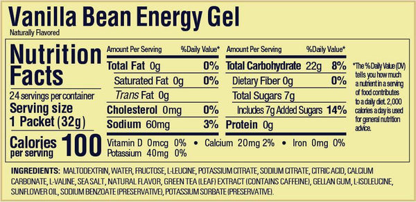 GU Vanilla Bean Energy Gel